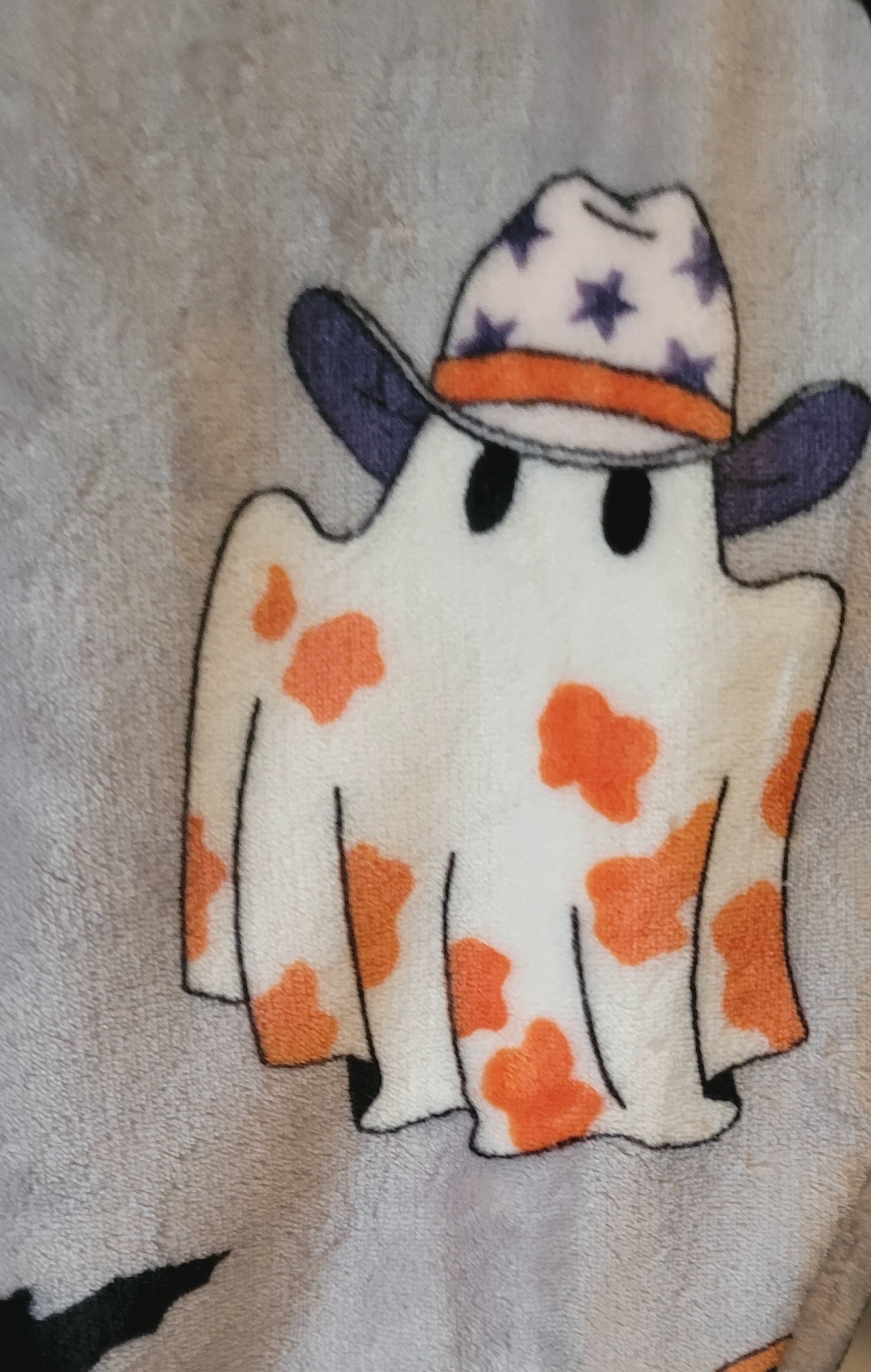 Graveyard Goods Plush Halloween Country western throw