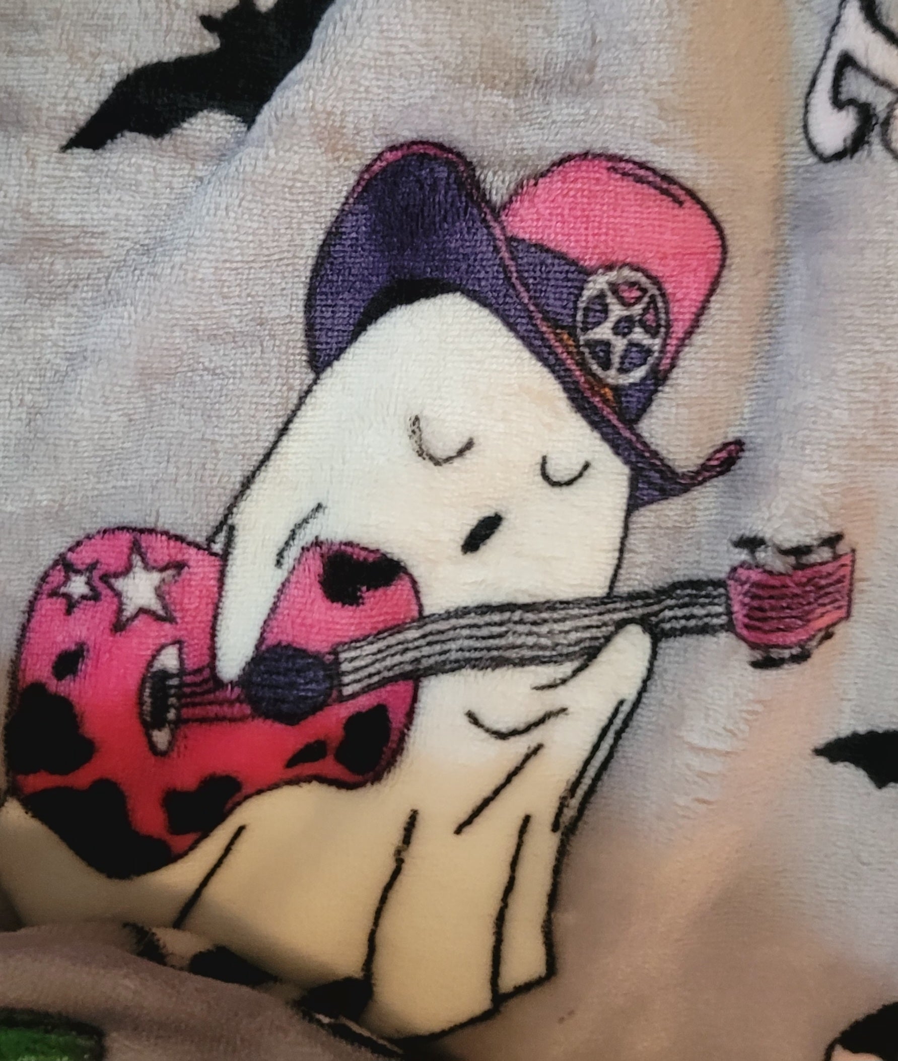 Graveyard Goods Plush Halloween Country western throw