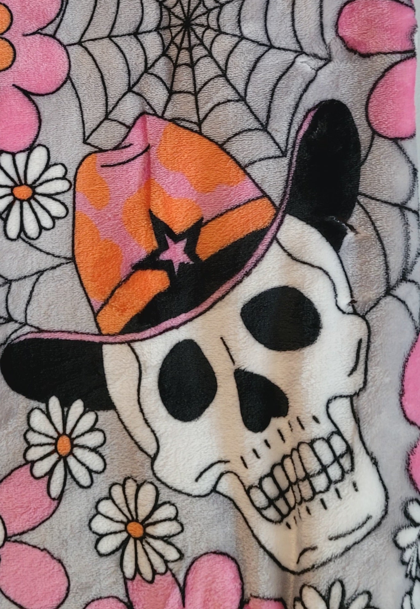 Graveyard Goods Plush Halloween Country western throw